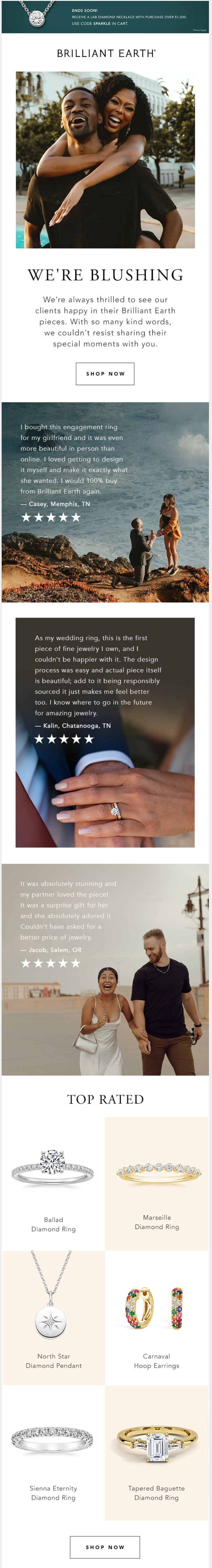 Jewelry Email Design